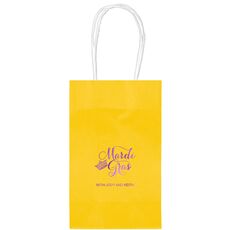 Mardi Gras Crown Medium Twisted Handled Bags