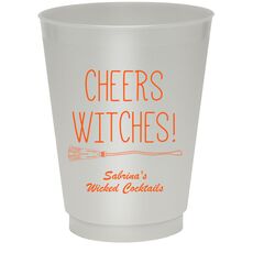 Cheers Witches Halloween Colored Shatterproof Cups