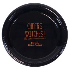 Cheers Witches Halloween Plastic Plates