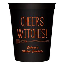 Cheers Witches Halloween Stadium Cups
