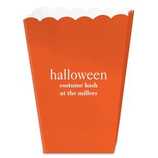 Big Word Halloween Mini Popcorn Boxes
