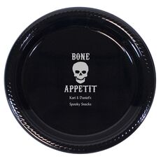 Bone Appetit Skull Plastic Plates