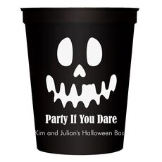 Ghost Face Stadium Cups