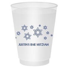 Modern Jewish Star Galaxy Shatterproof Cups
