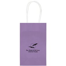 Full Moon with Bats Medium Twisted Handled Bags