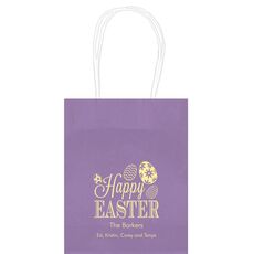 Happy Easter Eggs Mini Twisted Handled Bags