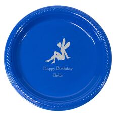 Fairy Silhouette Plastic Plates