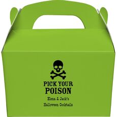 Pick Your Poison Gable Favor Boxes