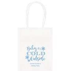 Baby It's Cold Outside Mini Twisted Handled Bags