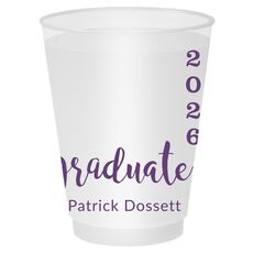 Graduate and Year Graduation Shatterproof Cups