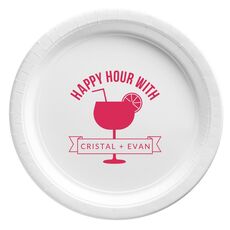 Happy Hour Margarita Paper Plates