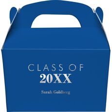 Class Of Printed Gable Favor Boxes