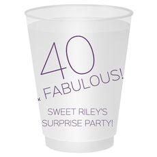 40 & Fabulous Shatterproof Cups
