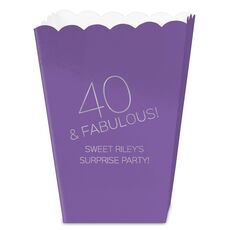 40 & Fabulous Mini Popcorn Boxes