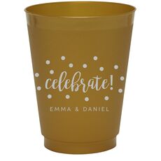 Confetti Dots Celebrate Colored Shatterproof Cups