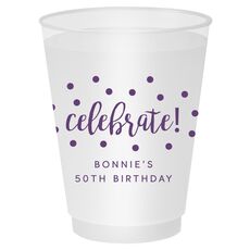 Confetti Dots Celebrate Shatterproof Cups