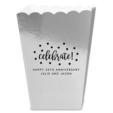 Confetti Dots Celebrate Mini Popcorn Boxes