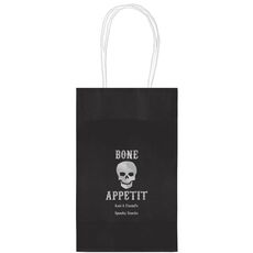 Bone Appetit Skull Medium Twisted Handled Bags