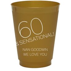 60 and Sensational Colored Shatterproof Cups