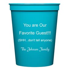 Any Imprint Wanted Stadium Cups