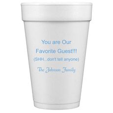 Any Imprint Wanted Styrofoam Cups