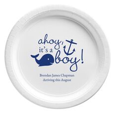 Ahoy It's A Boy Paper Plates