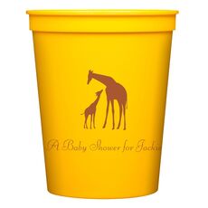 Giraffe Duo Stadium Cups