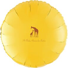 Giraffe Duo Mylar Balloons