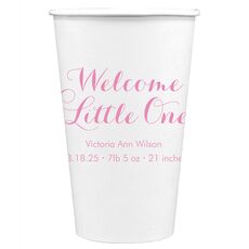 Welcome Little One Paper Coffee Cups