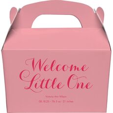 Welcome Little One Gable Favor Boxes