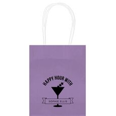Happy Hour Martini Mini Twisted Handled Bags