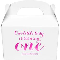 Our Little Lady Gable Favor Boxes
