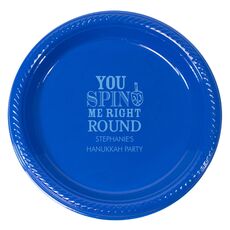 You Spin Me Right Round Plastic Plates