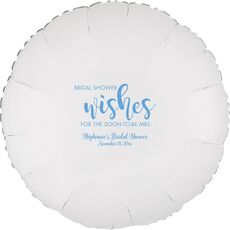 Bridal Shower Wishes Mylar Balloons