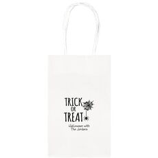 Trick or Treat Spider Medium Twisted Handled Bags