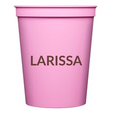 Big Bold Name Stadium Cups