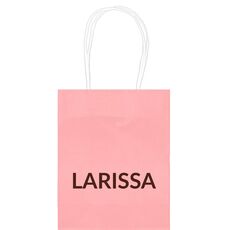 Big Bold Name Mini Twisted Handled Bags