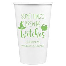 Something's Brewing Witches Paper Coffee Cups