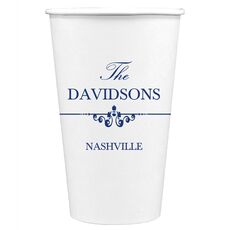 Fleur Bar Paper Coffee Cups