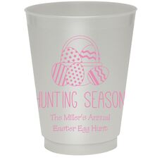 Hunting Season Easter Colored Shatterproof Cups