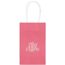 Large Interlocking Script Monogram Medium Twisted Handled Bags