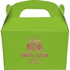 Hunting Season Easter Gable Favor Boxes