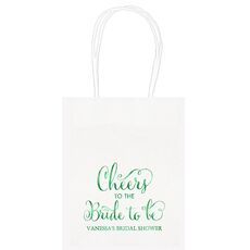 Cheers To The Bride To Be Mini Twisted Handled Bags