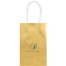 Elegant Initial Medium Twisted Handled Bags
