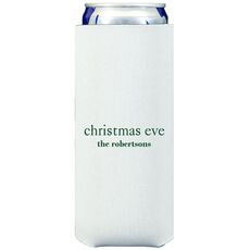 Big Word Christmas Eve Collapsible Slim Huggers