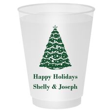 Christmas Tree Shatterproof Cups