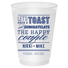 Let's Raise a Toast Shatterproof Cups