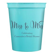 Miss To Mrs Stadium Cups