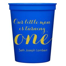 Our Little Man Stadium Cups