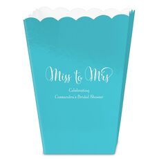 Miss To Mrs Mini Popcorn Boxes